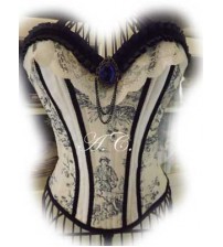  Victiorian Corset  Blue Memories 01