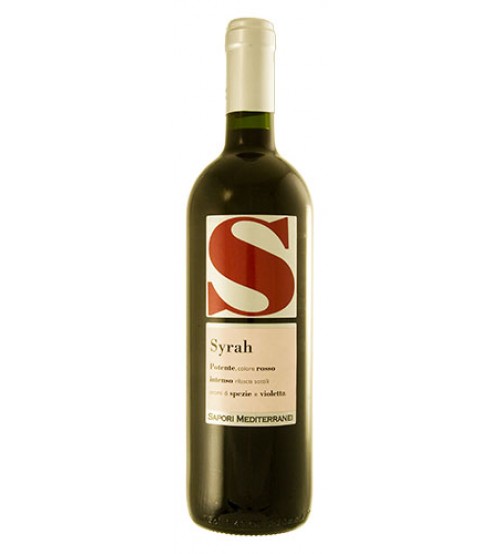 Syrah Sicilia IGT 13° - 0,75 lt.- Sapori Mediterranei