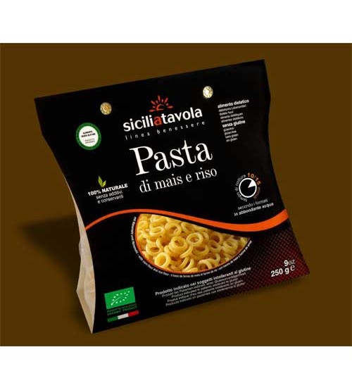 CORN PASTA GLUTEN FREE ORGANIC 250 GR