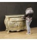 Italian dresser painted with angels and signed by Luigi Morgari