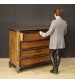  Antique Lombard chest of drawers in wood from 18th century to be restored