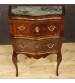 Pair of Sicilian bedside tables inlaid in violet wood