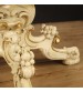 Round Venetian table in lacquered and painted wood