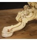 Round Venetian table in lacquered and painted wood