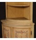 Italian lacquered and painted corner cabinet