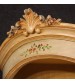 Italian lacquered and painted corner cabinet