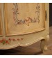 Italian lacquered and painted corner cabinet