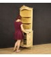 Italian lacquered and painted corner cabinet