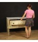 Italian Louis XVI style dresser in lacquered and painted wood