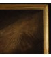 Antique Spanish religious painting St. Francis with angel from 17th century